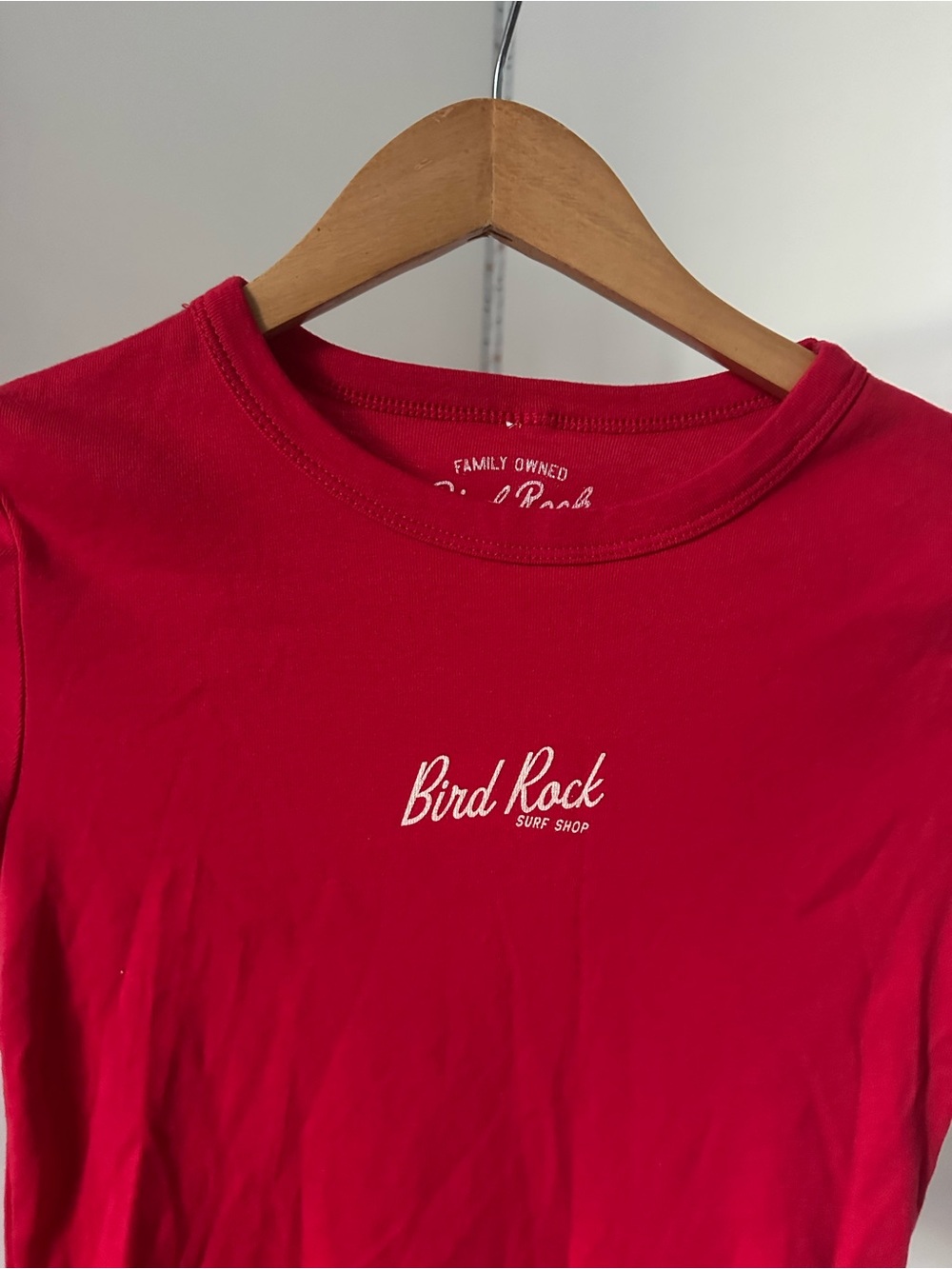 Red Crewneck Tee - Women - Picture 2 of 4
